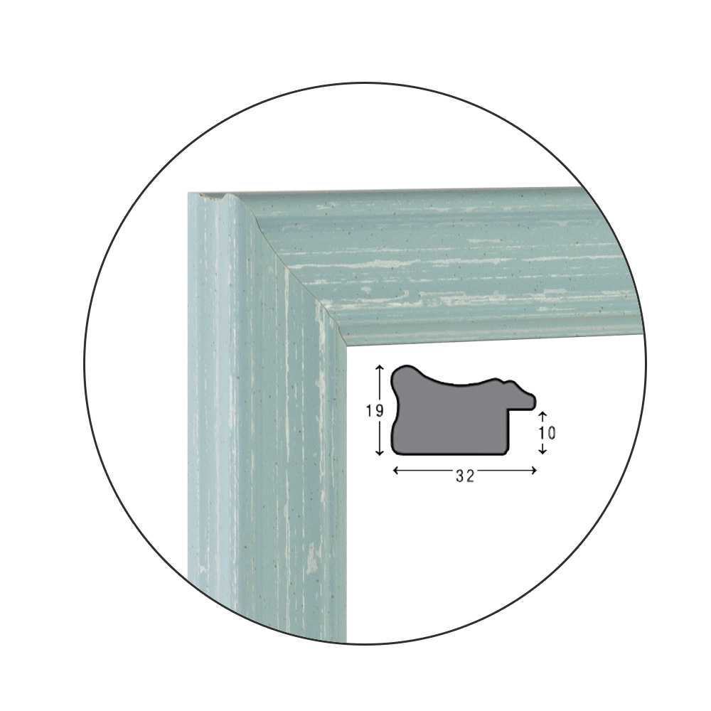 Ramă Blue Vintage | 3,2 cm